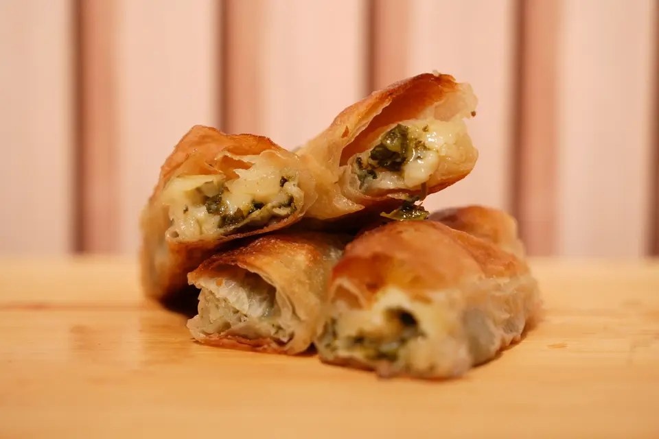 Pita sa zeljem presek